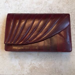 Vintage Eel skin Clutch